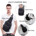 thumbnail image 4 of Bolso de hombro Mochila de pecho Mochila de un solo hombro Mochila deportiva militar Mochila de senderismo Mochila de día para hombres y mujeres, 4 of 5
