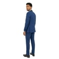 thumbnail image 4 of Tazzio Slim Fit Satin Shawl Lapel 2 Piece Tuxedo Suit Set, 4 of 4