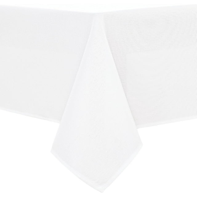Faux Linen Rectangle Tablecloth Wrinkle Washable RustProof Rectangle Table Cloth for Kitchen Dining Room Holiday Table Cover for Party Dinner Farmhouse Grey X