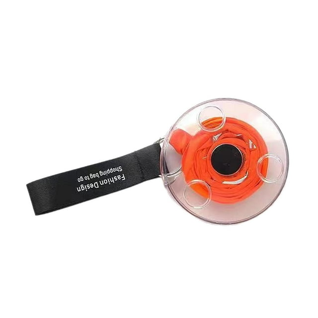 Bolsa de compras plegable Bolsa de compras reutilizable Bolsa de hombro Naranja