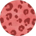 thumbnail image 1 of Ahgly Company Indoor Round Patterned Ferrari Red Area Rugs, 6' Round, 1 of 6