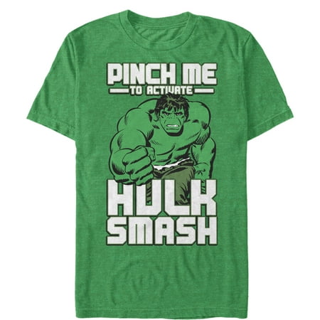 Marvel Men's St. Patrick's Day Hulk Smash T-Shirt