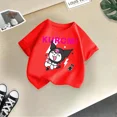 thumbnail image 5 of Marca Kulomi, camiseta de algodón de verano para niños, linda camiseta de dibujos animados de Sanrio para niño y niña, ropa informal de moda para niña bebé, 5 of 5