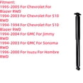 thumbnail image 3 of 4Pcs Front & Rear Shocks Absorbers for Chevy for Blazer for S10 for Blazer and for GMC for Jimmy for Sonoma and for Isuzu for Hombre OE 32186, 32300, 37129, 37021, 3 of 7