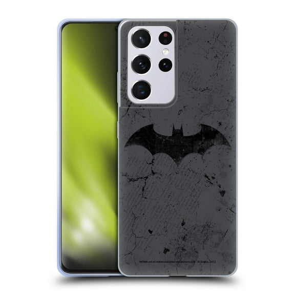 Head Case Designs Officially Licensed Batman DC Comics Hush Logo Distressed Soft Gel Case Compatible with Samsung Galaxy S21 Ultra 5G
