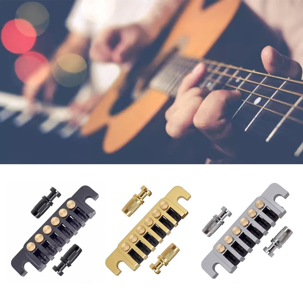 WINDLAND Bridge Tailpiece Guitar Stop Bar Tailpiece Electric Guitar Replacement Parts