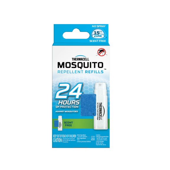 Thermacell Outdoor Mosquito Repellent Refill Fuel Cartridges with 12-Hour Protection, 2 Pack