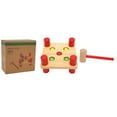 thumbnail image 2 of Wooden Hammering Toy, Safe Durable Rounded Corner Fine Motor Skills Wooden Pounding Toy  For School, 2 of 8