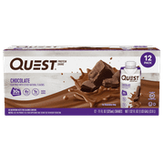 Quest Nutrition Ready to Drink Chocolate Protein Shake, High Protein, Low Carb, Gluten Free, Keto Friendly, 12 Count
