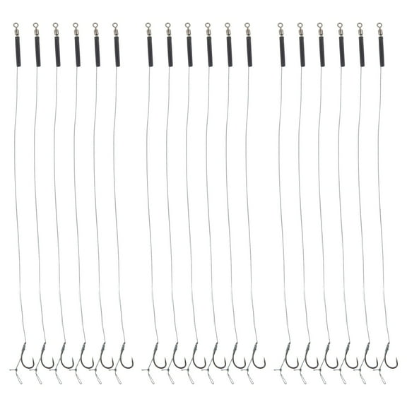 Ana 30pcs Hair Rigs Barbless Size 6 8 10 Carp fishing Rigs TaFor CKle 12lb Braid
