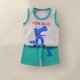thumbnail image 2 of Odeerbi 3M-6Y Niños Outfits de Verano Dinosaurio Algodón Tank Tops Shorts Conjunto de Dos Piezas Sin Mangas Conjunto de Pantalones Cortos de Cintura Elástica Superior, 2 of 3