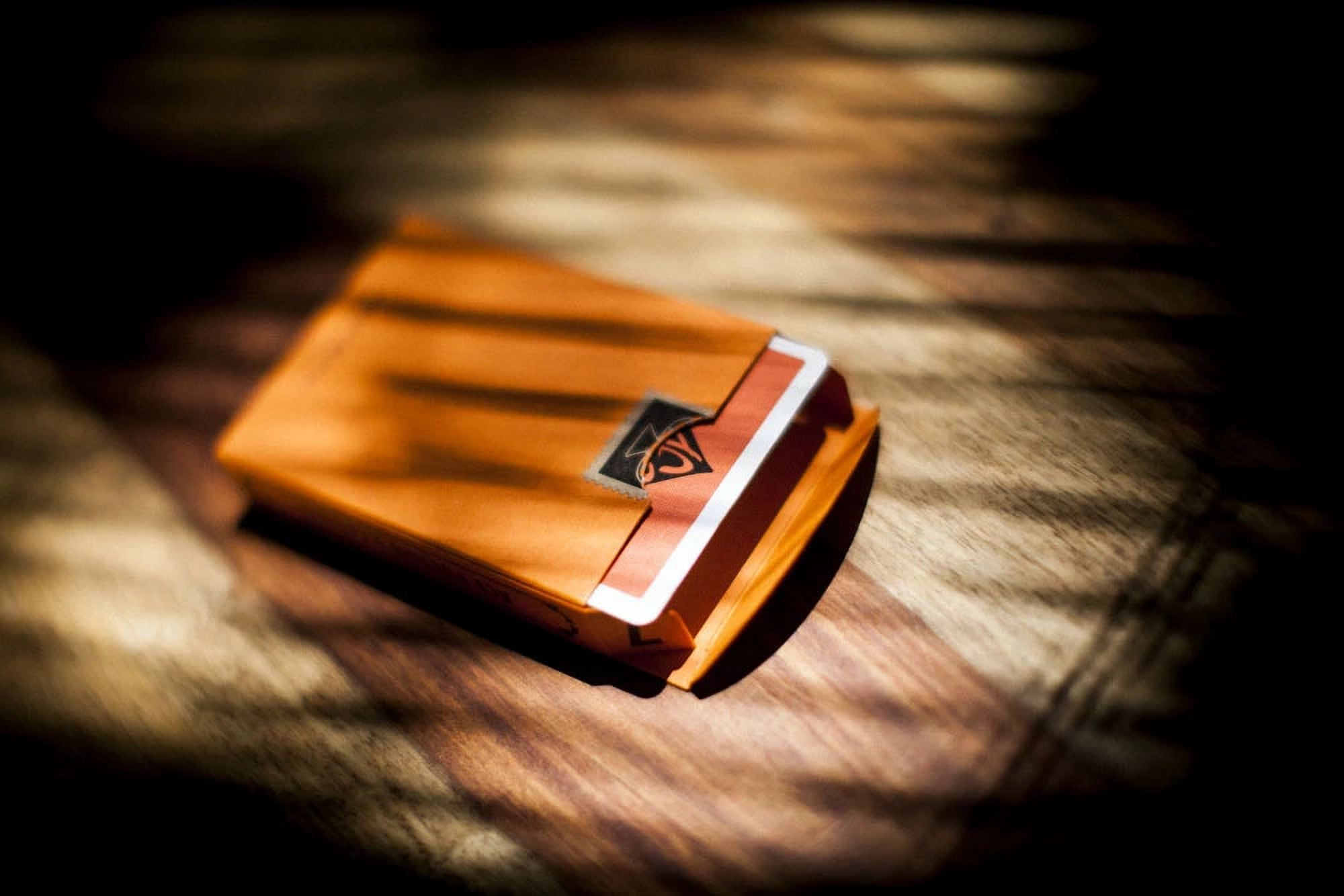 Fulton Little Tokyo Orange Vintage Back Edition Impossible Bottle Playing Cards