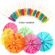 thumbnail image 1 of Ounissouiy Joan's Kitchen 150 piezas Paraguas de bebidas Palillo de de papel Cupcake Toppers Cóctel Postre Decoraciones Herramientas y accesorios para hornear Ounissouiy HA001235-00, 1 of 6