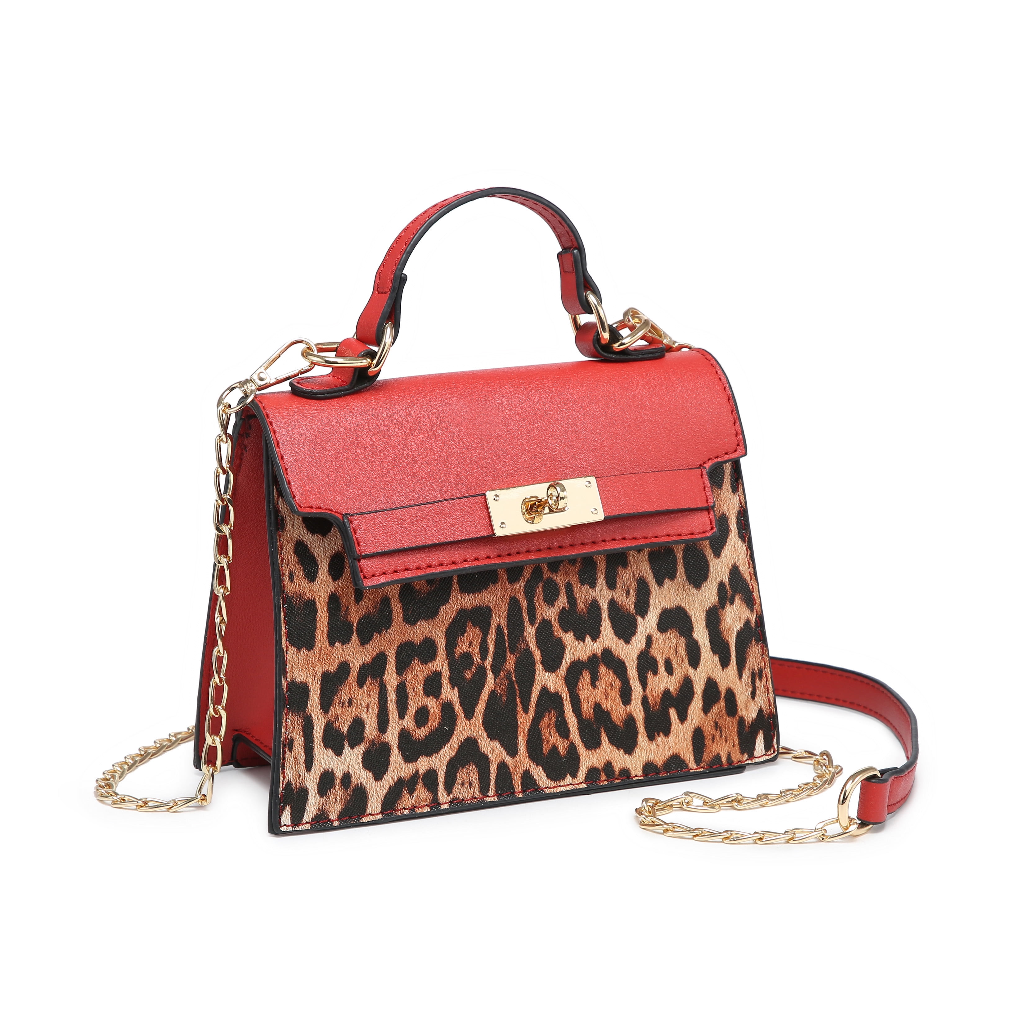 XB Womens Mini Satchel Crossbody Bag Faux Leather Shoulder Handbag Top