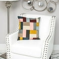 thumbnail image 3 of Parkland Collection Bollix Multicolor Geometric Decorative Throw Pillow, 20 x 20 Contemporary Accent Pillow, 3 of 6