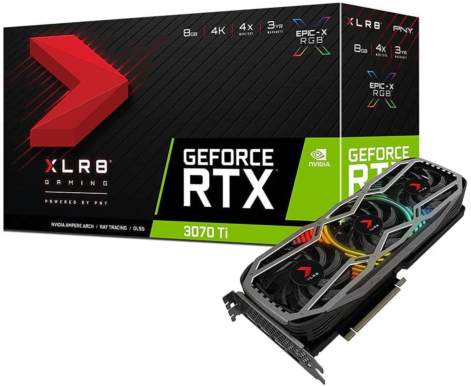 PNY GeForce RTX 3070 Ti 8GB XLR8 Gaming REVEL™ EPIC-X RGB™ Triple Fan
