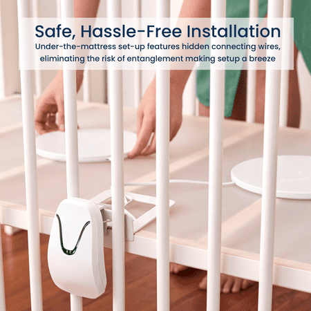 Babysense Non-Contact Baby Breathing Movement Monitor, 7, Under-The-Mattress Infant Movement Monitor, Baby Monitor
