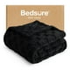 thumbnail image 1 of Manta de cama negra supersuave y acogedora de 130 x 180 cm, 1 of 8