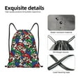 thumbnail image 4 of Zufioo Mario Print Sports Cinch Sack Gym String Bags Machine Washable Heavy Duty String Backpack for Men Women-Small, 4 of 6