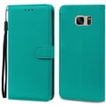 thumbnail image 1 of S7Edge Case For Samsung Galaxy S7 Case Leather Wallet On For Samsung S7 Edge Case Soft Flip Cover For Samsung S7 S 7 Edge Fundas Cyan For Samsung S7 Edge, 1 of 6