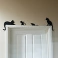 thumbnail image 2 of Wooden Home Door Corner Decorations Interesting Door Corner Decorations DIY Self Door Corner Decorations Interesting Cat Wooden Door Corner Decorations 4PC Stained Glass Chickadee Stained Glass Window, 2 of 4