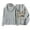 Grey, variant on Coats for Men Unisex Zipper Head You Printed Hoodie Casual Hop Hoodie Cardigan Jacket Size:M