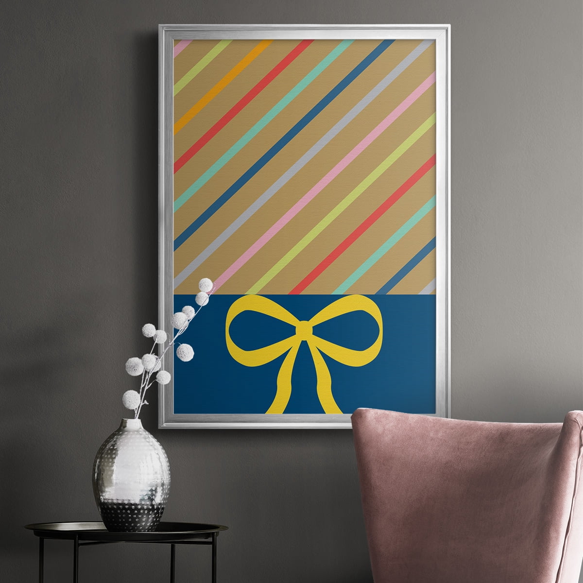 Stripes Premium Framed Print - Ready to Hang