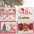 thumbnail image 3 of Christmas Placemats Christmas Place Mats Dining Decor Christmas Table Mats Washable Place Mat, 3 of 7