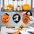 thumbnail image 4 of Globos de Látex de Halloween Decoración de Halloween Perfecta para Fiestas 100 Globos de Halloween 12 Pulgadas Blanco, 4 of 5