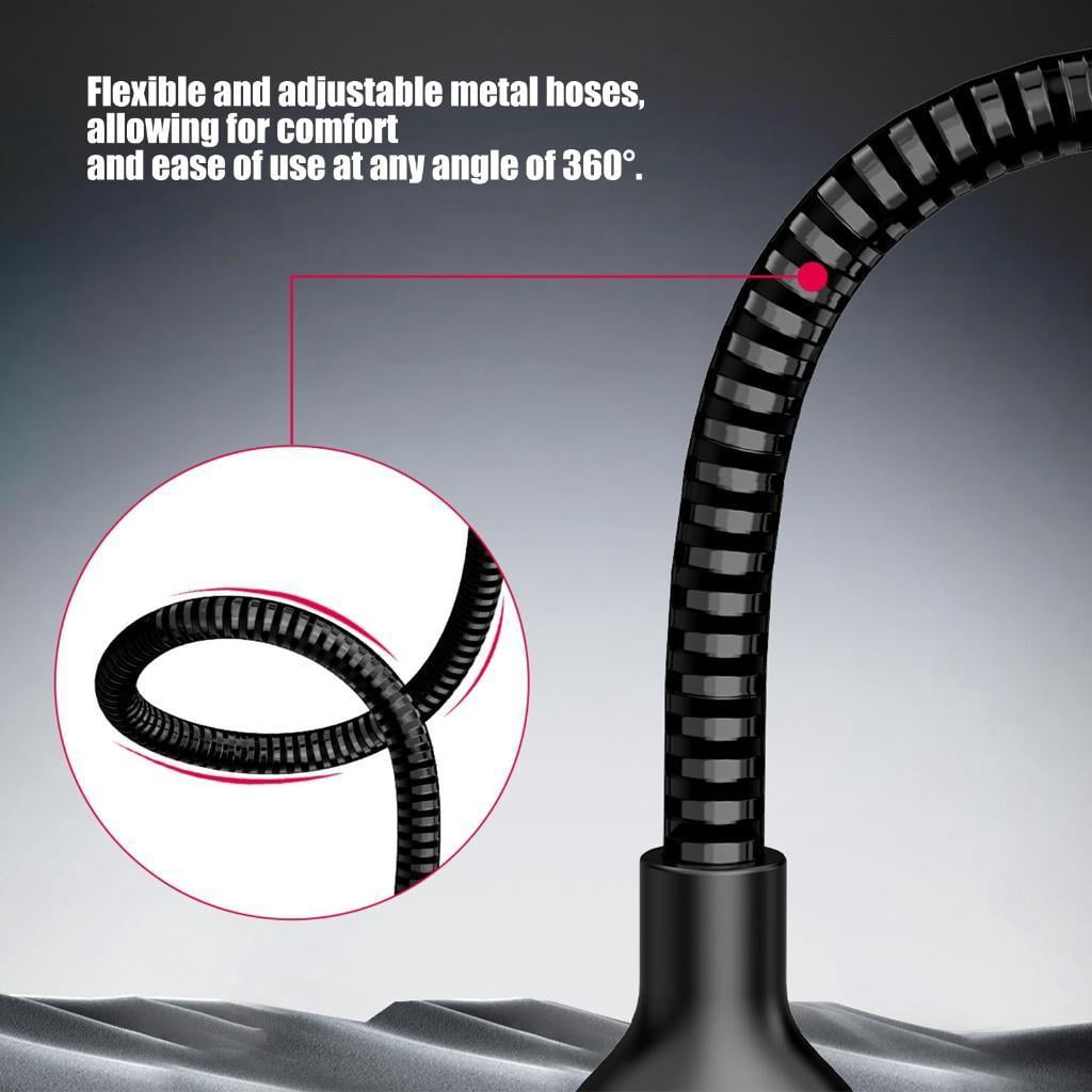 Flexible Arm Desktop USB Microphone With Noise Reductions Chip And Instantly Touch Mute For Online Meetings