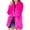 Hot Pink, variant on Lindreshi Womens Jackets and Coats Women's Faux Jacket Mid Length Loose Fluff Soft Rabbit