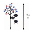 thumbnail image 2 of Luiuiu Piquet Lumineux Solaire Étoilé du 4 Juillet pour l'Extérieur, Décorations Patriotiques Rouges, Blanches et Bleues, Lumières Solaires Étoilées pour Allée, Déco de Jardin pour le 250e Anniversaire des États-Unis, Jour de l'Indépendance, Memorial Day, 2 of 8