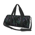 thumbnail image 1 of Balery Lavender Flowers Bolsa de Gimnasio para Mujeres y Hombres, Bolsa de Viaje Impermeable, Bolsa de Fin de Semana con Compartimento para Zapatos y Bolsillo Húmedo, 1 of 6