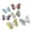 Silver, variant on mdesiwst 6 Pcs 3D Butterfly Wall Decor Double Layer Wings Butterfly Decorations Removable Glitter Metallic Hollow Room Mural Art for Bedroom Living Room Party Decoration