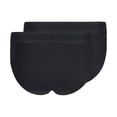 thumbnail image 2 of SKINY Calzoncillos para hombre, paquete de 4 - Algodón Retro, pantalones, costilla fina, algodón Negro XL (X-Large), 2 of 3