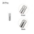 thumbnail image 3 of 1.5x6mm 304 Stainless Steel Dowel Pins, 20 Pack Knurled Head Flat End Dowel Pin, 3 of 6