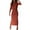 Red, variant on MSJUHEG Dresses For Women 2023 Womens Long Sleeve Tops Women'S Spring And Autumn Leisure Long Sleeve Round Neck Solid Knitted Short Sweater High Waist Long Skirt Set Lounge Sets For Women Khaki L