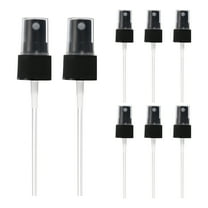 Uxcell Fine Mist Spray Top, Spray Bottle Top Nozzle Sprayer Reusable Replacement for 20 Caliber Bottles Pump - Fitting For(Essential Oil Bottles/Perfumes/Cleaning Solution) 8 Pcs & Black