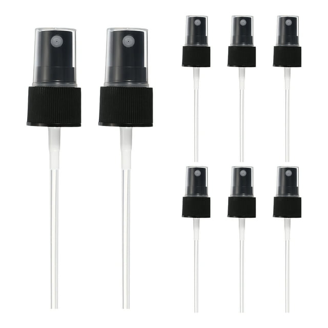 Tapa de Pulverizador de Bruma Fina Uxcell, Boquilla de Botella Pulverizadora Reutilizable para Bombas de Botellas de 20 Calibres