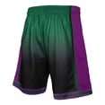 thumbnail image 3 of Men's Mitchell & Ness Green/Black Milwaukee Bucks 1996/97 Hardwood Classics Fadeaway Reload 3.0 Swingman Shorts, 3 of 4