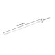 thumbnail image 2 of OULII 20Ud Cable De Seguridad Acero Inoxidable Con Para Colgar Carga Plata Resistente, 2 of 8