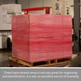 thumbnail image 2 of MMBM 17" x 1476' Red Pre-Stretched Film 8 Rolls, 34 Gauge Plastic Wrap for Pallet Moving and Storage Use, 2 of 7