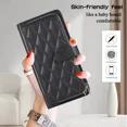thumbnail image 4 of Wallet case for Samsung NOTE 10 PLUS, stylish phone protective case with zipper clip, shoulder strap, and wristband, 4 of 5