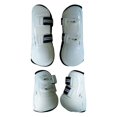 thumbnail image 3 of 4x botas de caballos protector de patas traseras delanteras ajustables para saltar entrenamiento montar XXL, 3 of 8