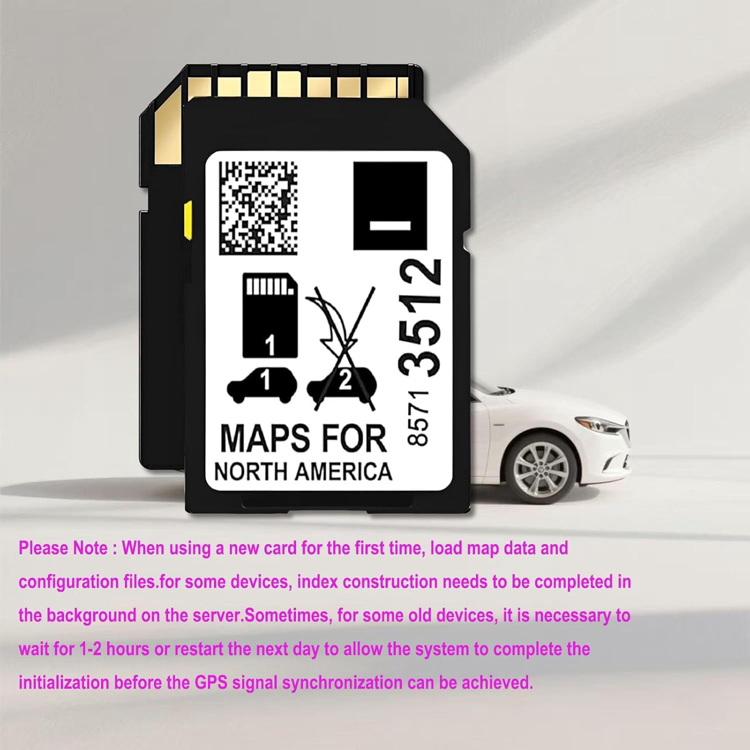 2025 Navigation SD Card Update Latest Map for 2019-2023 GM Vehicles with Buick,Cadillac, Chevrolet,GMC,Part 8571 3512 USA/CAN/MEX,10 Year After-Sales Service