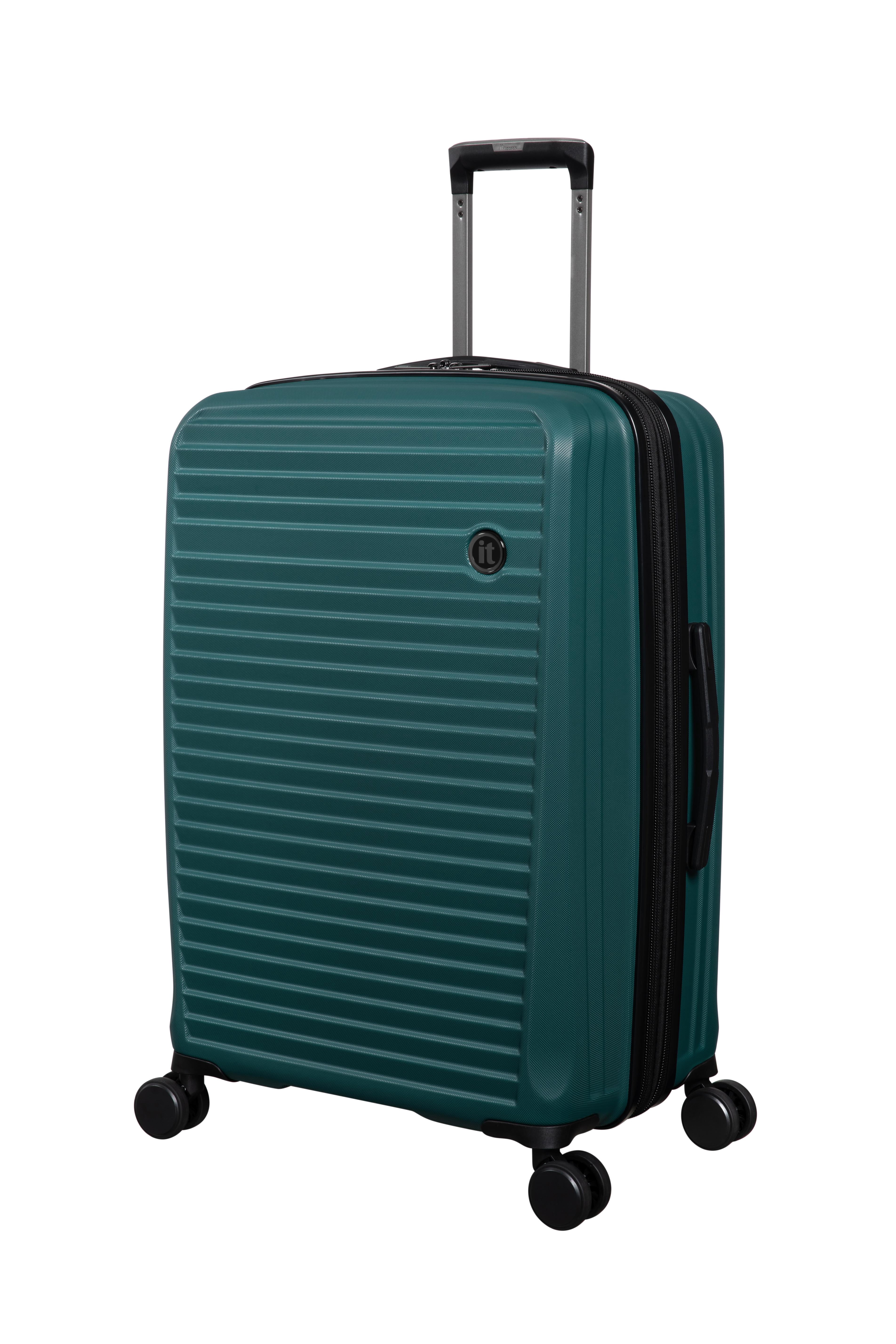 it Luggage Sensational 2 Piece Hardside Spinner Set for Adults, Mediterranean Green