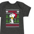 thumbnail image 3 of Peanuts - Christmas - Merry Christmas Hugs - Infant Baby One Piece, 3 of 5