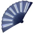 thumbnail image 2 of Tnobhg Luminous Fan LED Ambiance Light Foldable Glowing Strong Hinge 12V 10 Inch KTV Bar Club Decoration Night Performance Prop Hand Fan, 2 of 8