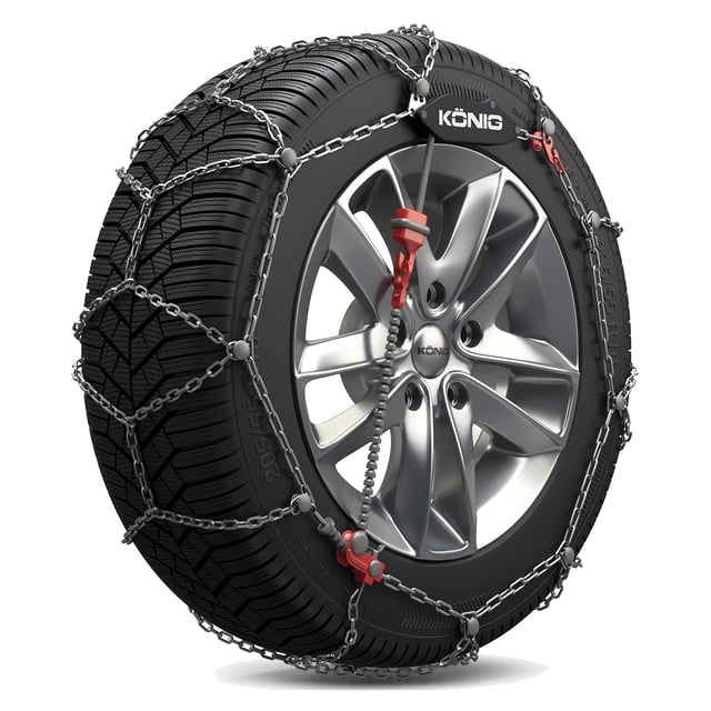 Cadenas para Nieve KÖNIG CG-9 103 Juego de 2 con Diamante de 9 mm