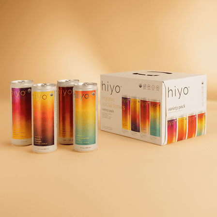 Pack of 1 Hiyo Na Mocktail Variety 12 Pack 144 fl oz